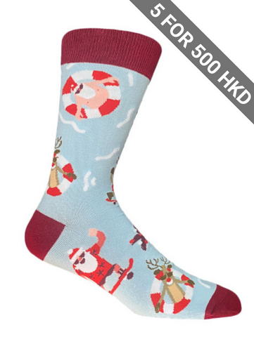 Socks | Christmas | Skate Santa | Cotton