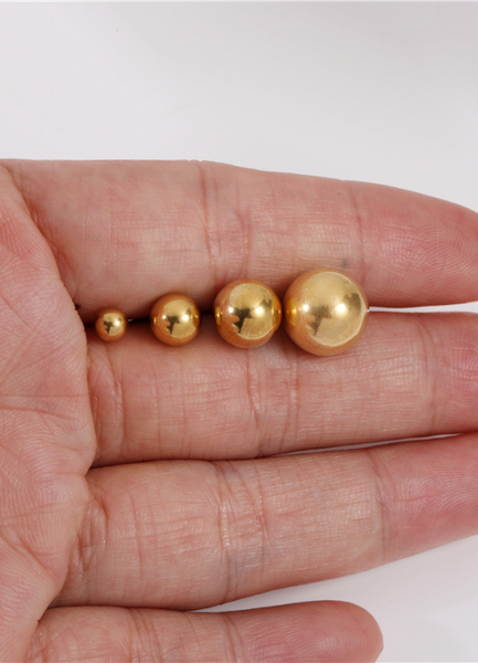 Earrings | Minimalist Ball Stud | 8mm | 18K Gold Plated