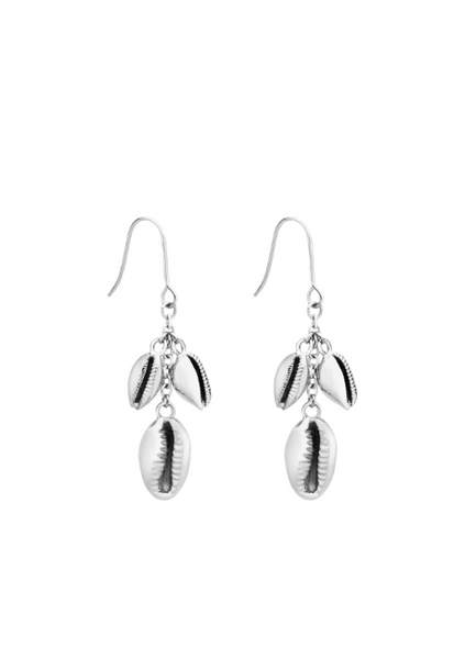 silver-plated-shell-earrings.jpg – Silver plated shell design earrings for women.