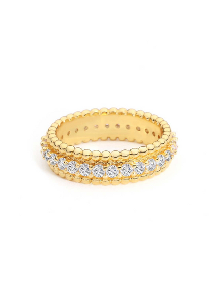 18K Gold Plated Delicate Sparkle Ring for Women in Hong Kong