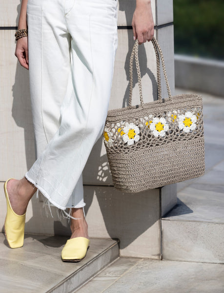 Flower-croschet-basket-daffodil-shopper-basket-croschet-ceannis-summer-hongkong-stockholm-shop