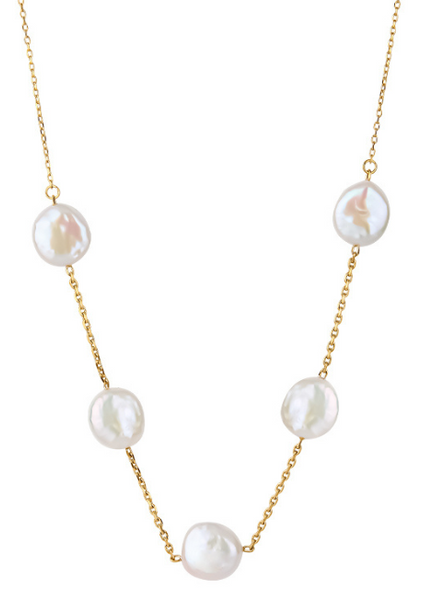 pearl choker necklace hk, gold pearl necklace hong kong, ingrid necklace hk, 18k gold plated necklace, modern classic jewelry hk, gift for her hong kong
