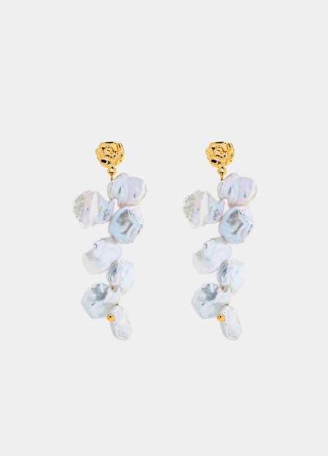 Kiara Earrings – 18K Gold Plated Minimalist Hoop Earrings for Women in Hong Kong