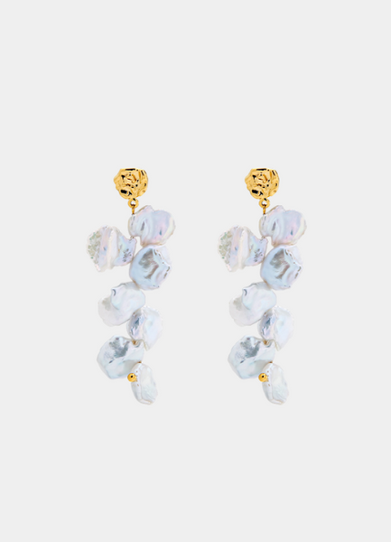 Kiara Earrings – 18K Gold Plated Minimalist Hoop Earrings for Women in Hong Kong
