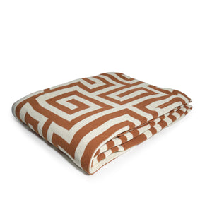 Knitted Throw | Brown