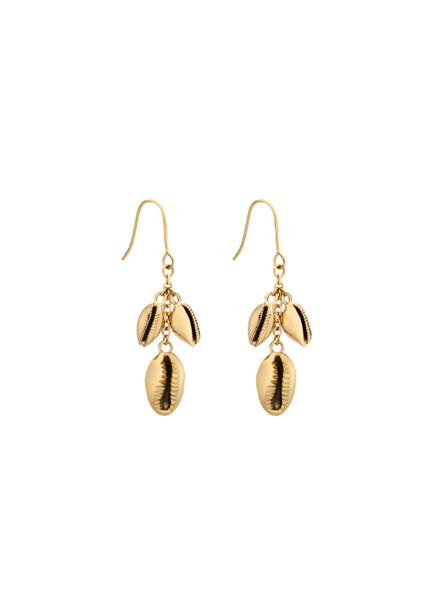 Latedana Shell Earrings – 18K Gold Plated with Mother of Pearl for Women in Hong Kong