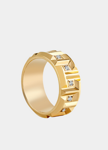 18K Gold Plated Zirconia Band for Women in Hong Kong