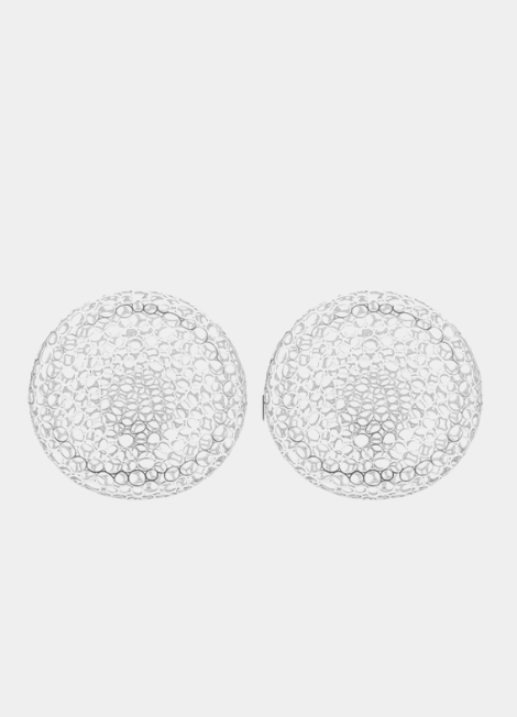 Make a bold statement with Iza Hollow Bold Earrings in sleek silver plating—perfect for everyday wear or special nights out in Hong Kong.
