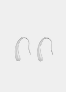 Mini Waterdrop Dangle Earrings – Silver Plated Stainless Steel Drop Earrings for Women in Hong Kong