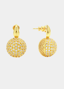 Monet Hollow Earrings – 18K Gold Plated Bold Hoop Earrings for Women in Hong Kong