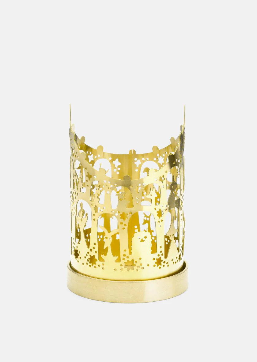 Candle Holder | Moomin Lantern Small | Brass