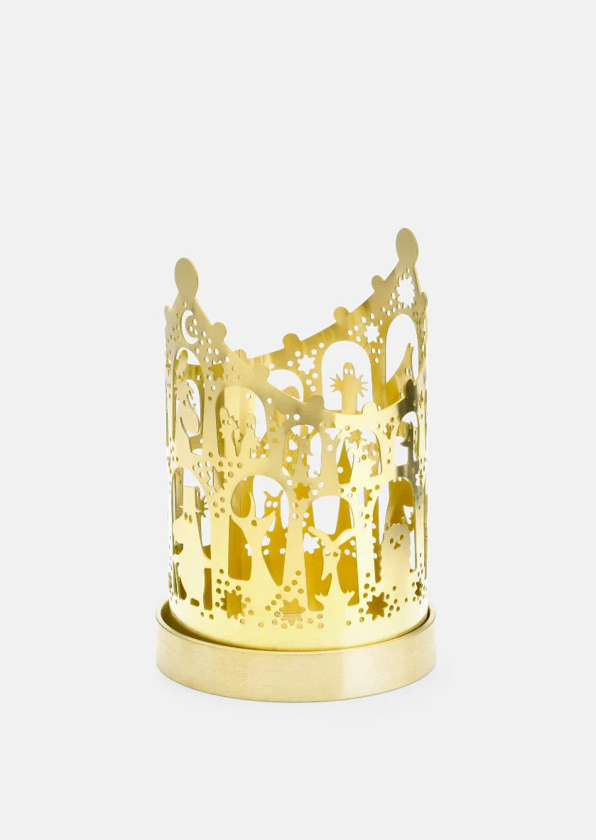 Candle Holder | Moomin Lantern Small | Brass