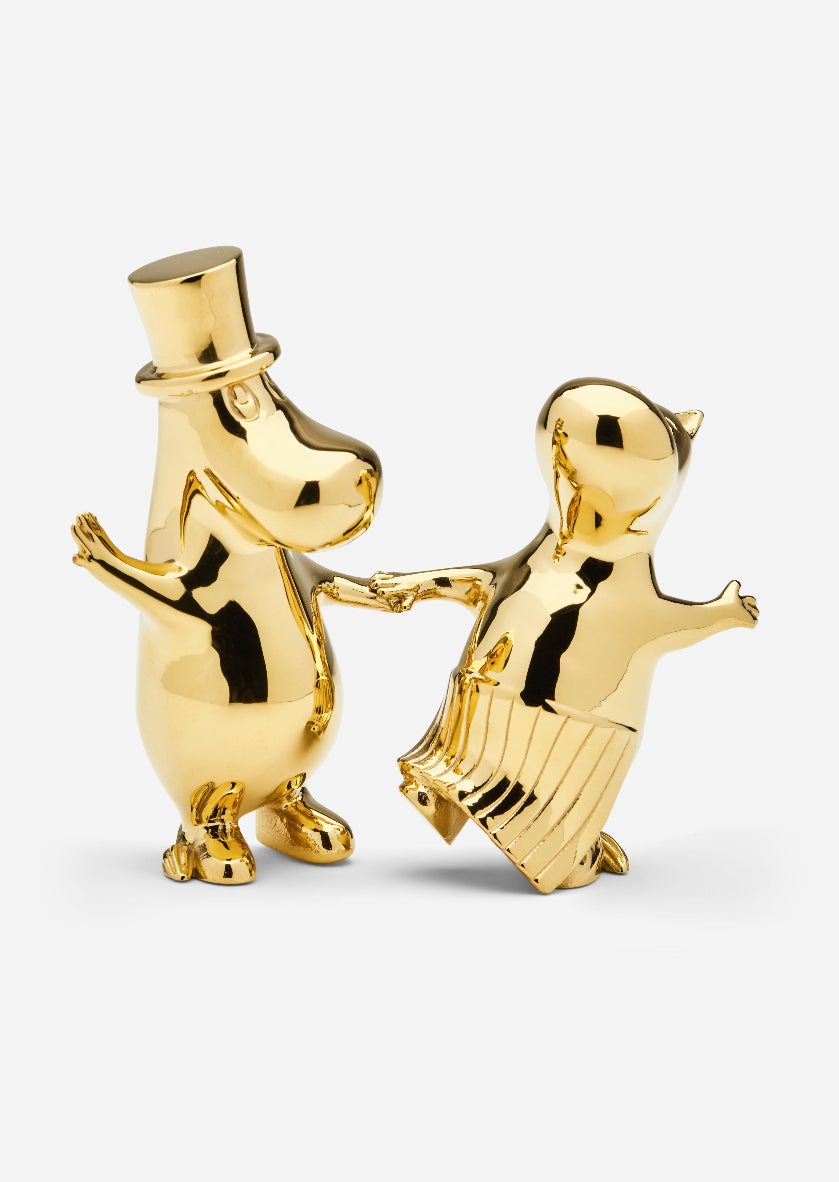 Moomin x SKULTUNA |  Dancing Moominmamma and Moominpappa