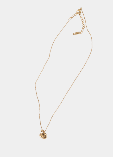 Necklace | Knot Pendant | 18K Gold Plated