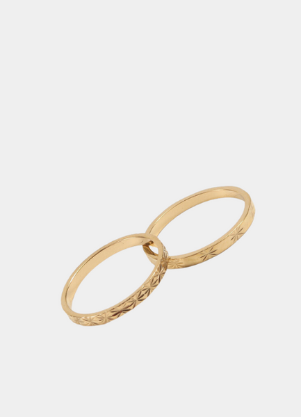 Ring | Agnes Aura | Eternity | 18K Gold Plated