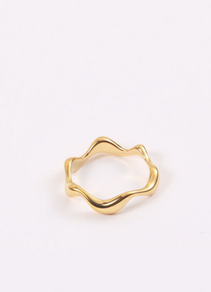 Ring | Vera Wave | 18K Gold Plated