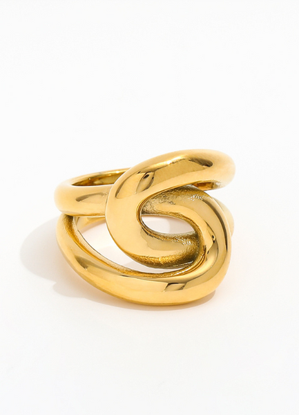 Ring | Kenza Knot | 18K Gold Plated