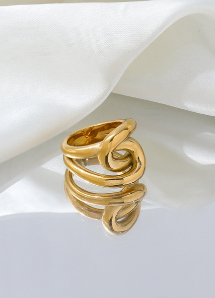 Ring | Kenza Knot | 18K Gold Plated