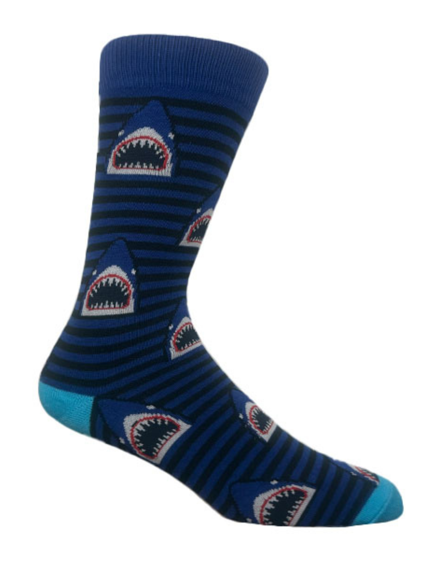 Shark Striped Cotton Socks – Ocean-Inspired Patterned Socks for Men and Women in Hong Kong