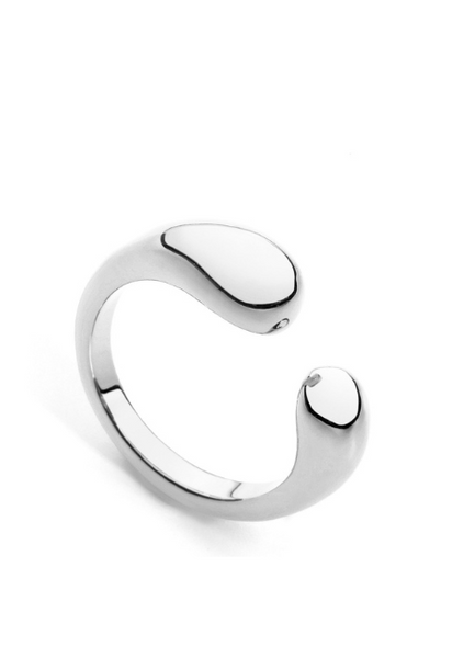 silver open ring hk, adjustable ring hong kong, olivia ring hk, minimalist ring for women hk, silver plated ring hk, everyday ring hong kong, gift for her hk

