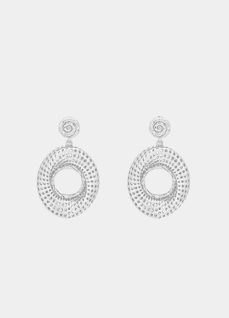 Stella Mini Hollow Earrings – Silver Plated Minimalist Everyday Hoops for Women in Hong Kong

