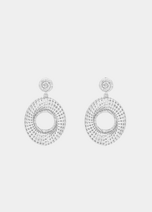 Stella Mini Hollow Earrings – Silver Plated Minimalist Everyday Hoops for Women in Hong Kong

