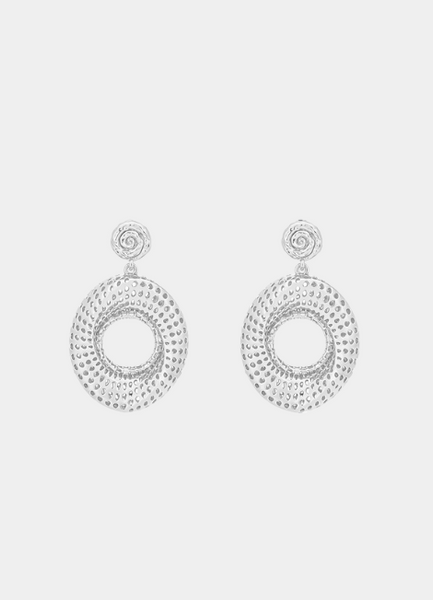 Stella Mini Hollow Earrings – Silver Plated Minimalist Everyday Hoops for Women in Hong Kong

