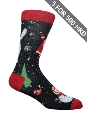 The-sockist-happy-fun-socks-sweden-stockholm-shop-happyfeet-socks-men-socks-christmas-socks-Teddy_SantaonXmasEve_120-S122