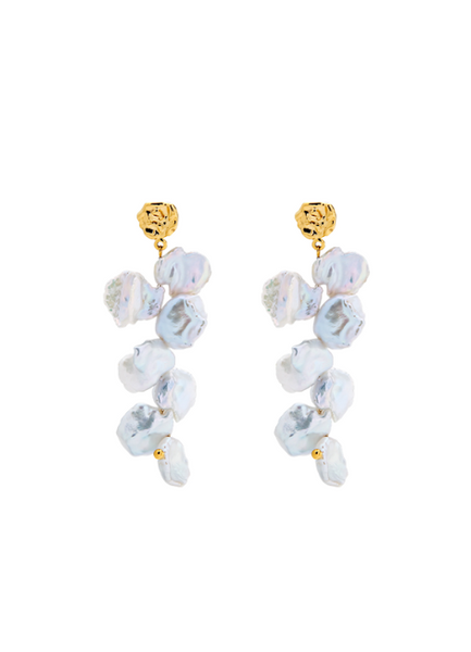 Kiara Earrings – 18K Gold Plated Minimalist Hoop Earrings for Women in Hong Kong