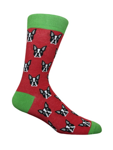 the-sockist-happy-fun-socks-sweden-stockholm-shop-happyfeet-socks-men-socks-unisex-socks-frenchie-red
