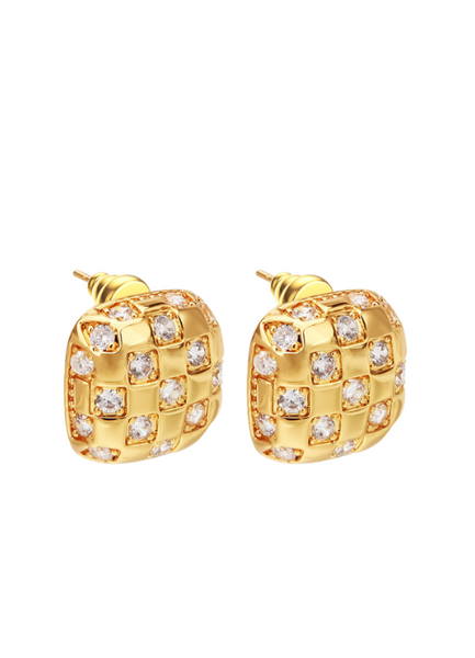 Valencia Vintage 18K Gold Plated Earrings – Elegant Women’s Jewelry Hong Kong