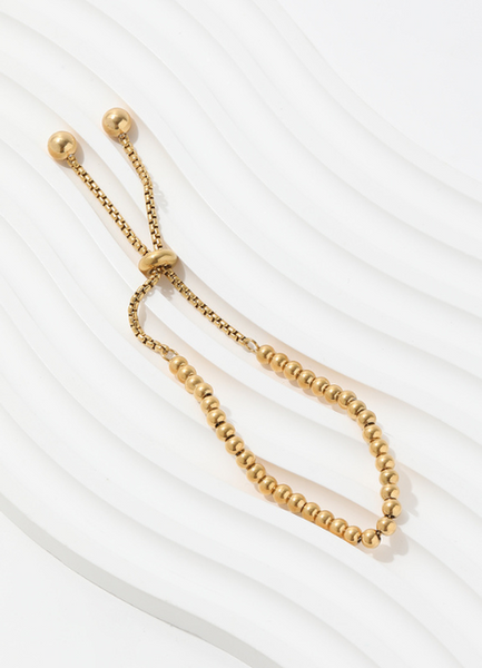 Bracelet | Beads | 18K Gold Plated