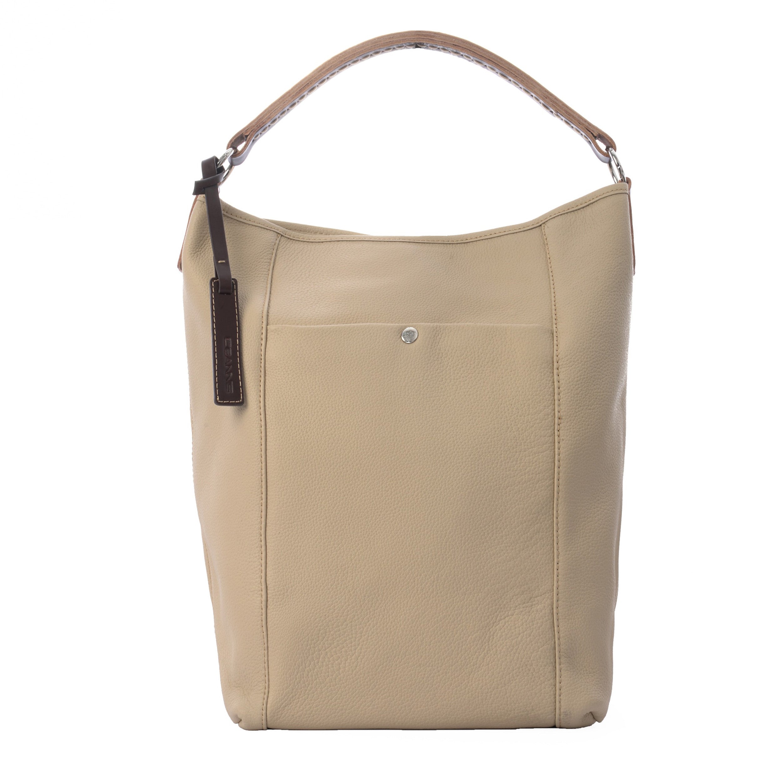 Bucket Bag | Oyster Off White  | Grained Leather