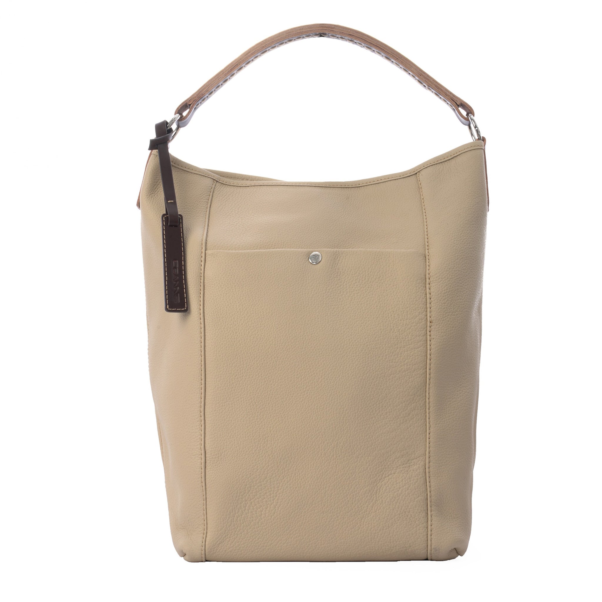 Bucket Bag | Sand  | Grained Leather