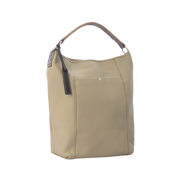 Bucket Bag | Sand  | Grained Leather