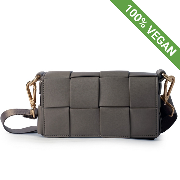 6 in 1 Braided Waist Shoulder bag Iron Vegan STOCKHOLM