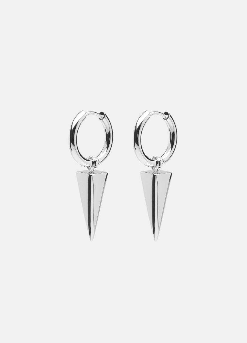 Earrings | Rivets | Spike | Small | Silver Plated