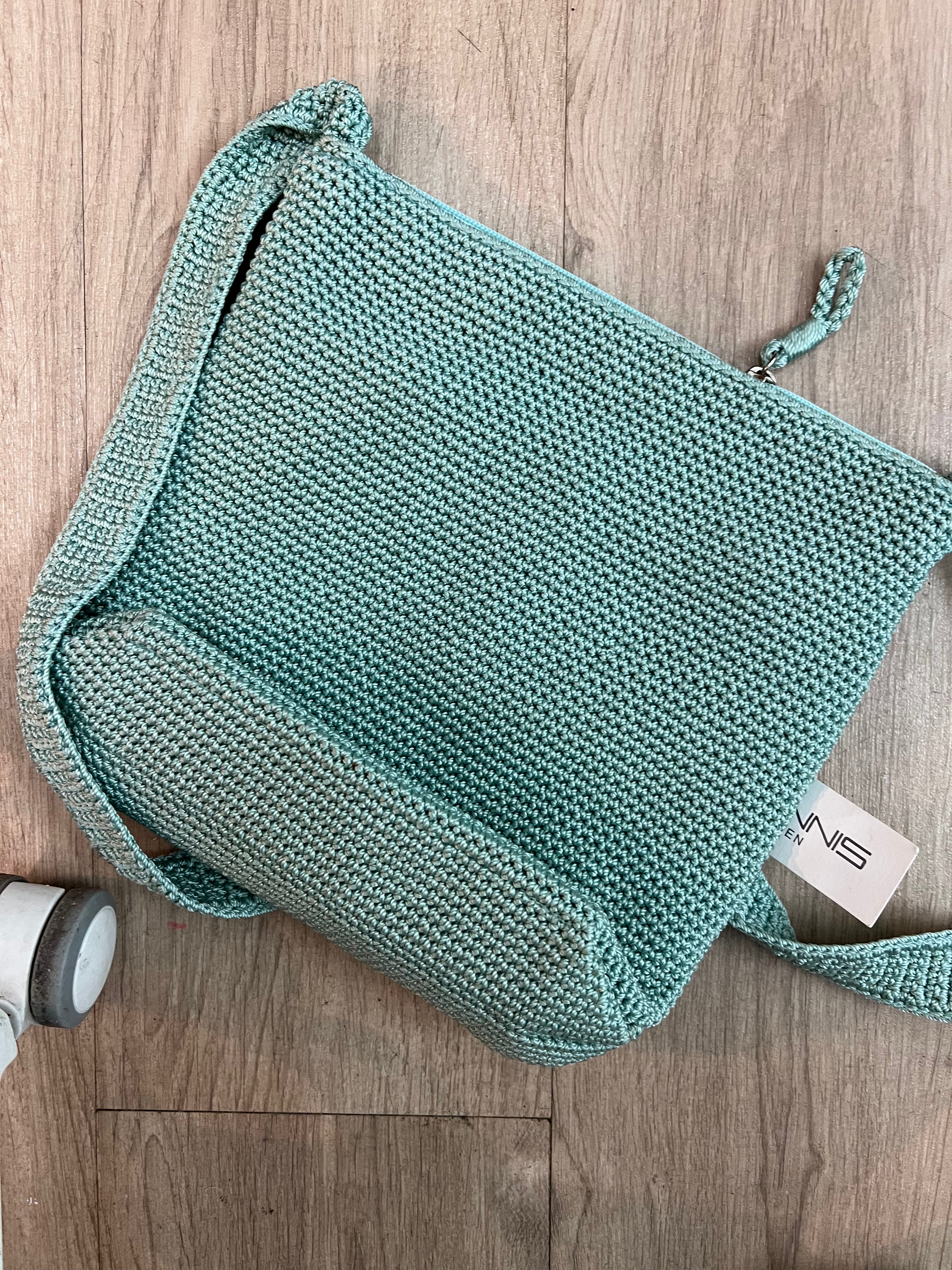 Small Body Bag | Ocean Green | Crochet