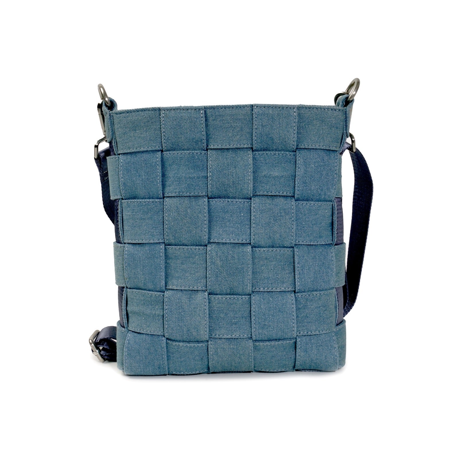 Shoulder Bag | Braided Strap Bag | Denim | Vegan