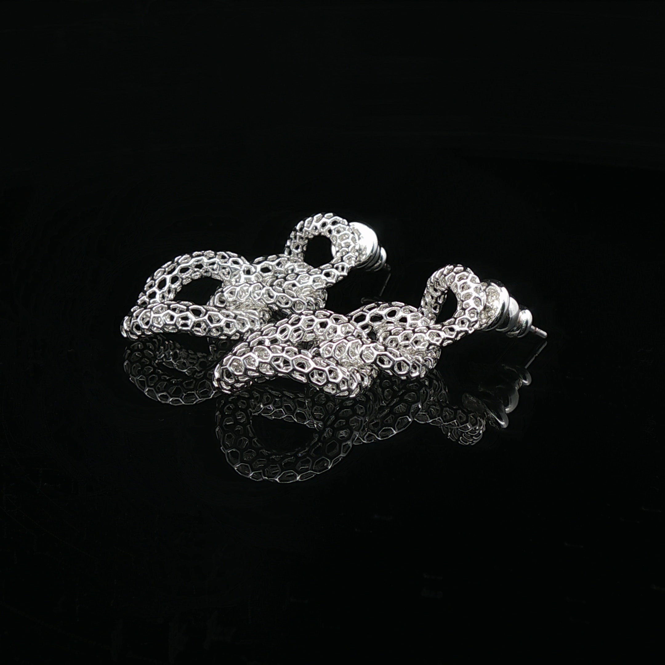 Earrings | Ida Mini | Hollow  | Silver Plated