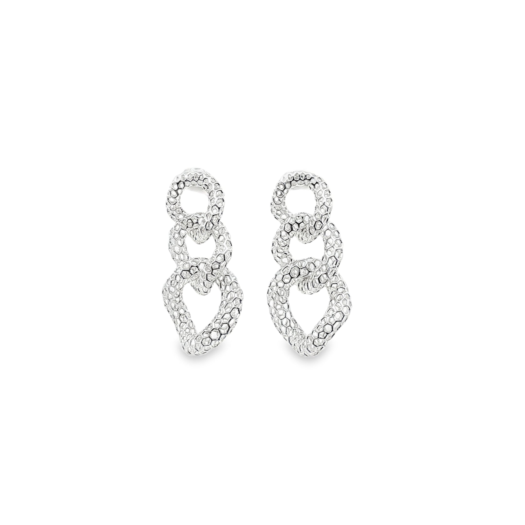 Earrings | Ida Mini | Hollow  | Silver Plated