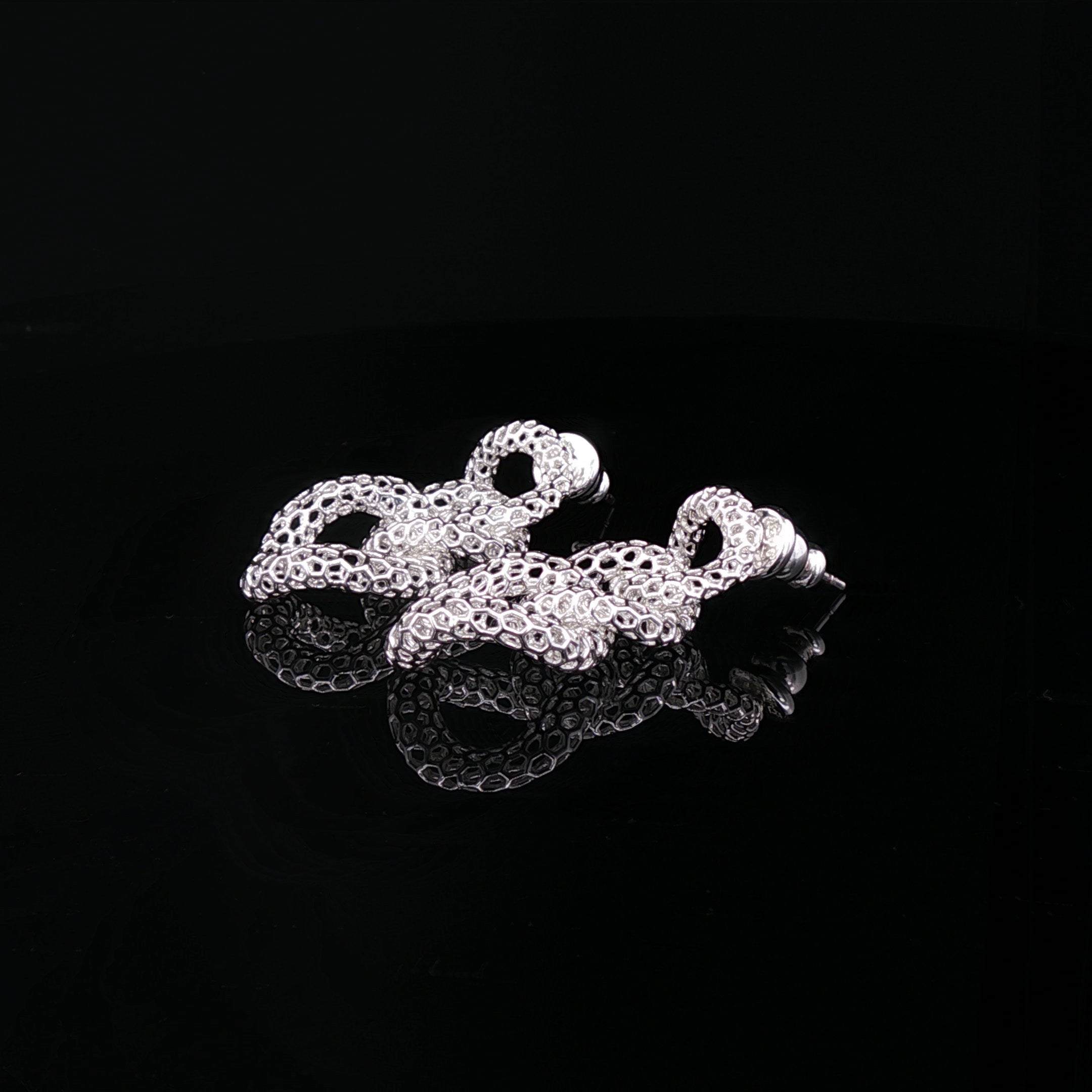 Earrings | Ida Mini | Hollow  | Silver Plated