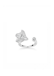 Ring | Elysian Open Bee | Lab Created Zirconia | 925 Sterling Silver