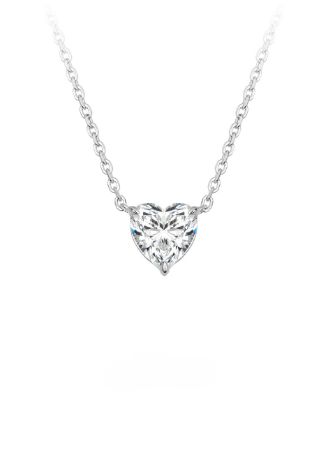 Necklace | Elysian Heart | Lab Created Zirconia | 925 Sterling Silver - oak-and-ash-jeweller-925-sterling-silver-lab-created-zirconia-hongkong-stockholm-shop-elysian-oak-and-ash-jeweller-925-sterling-silver-lab-created-zirconia-hongkong-stockholm-shop