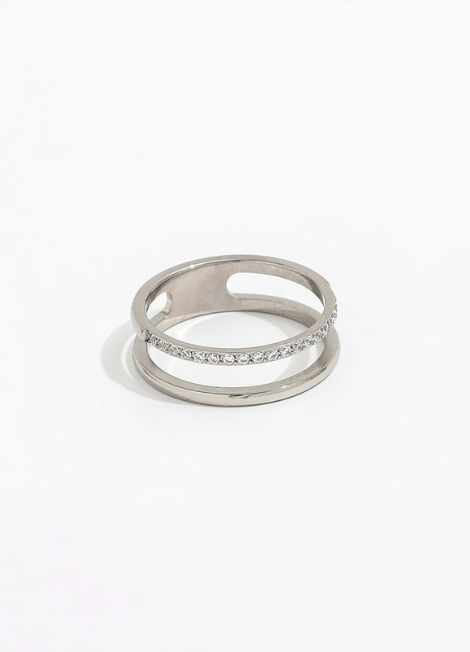 Ring | Tilda Twin  | Zirconia | Stainless Steel