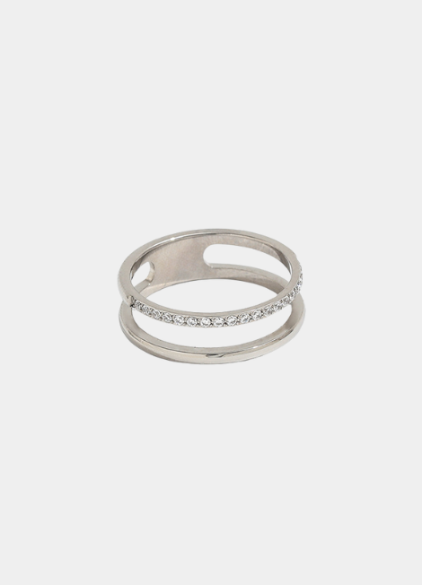 Ring | Tilda Twin  | Zirconia | Stainless Steel