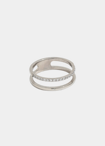Ring | Tilda Twin  | Zirconia | Stainless Steel