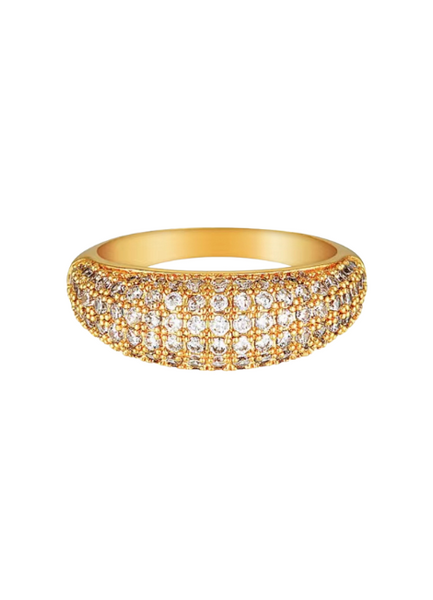 Ring | Philippa Pavé | 18K Gold Plated