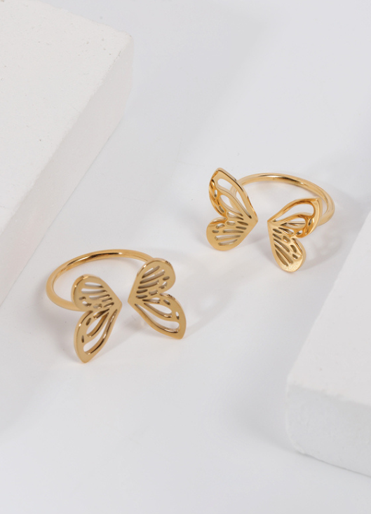 Ring | Betty Butterfly | 18K Gold Plated