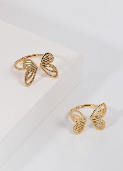 Ring | Betty Butterfly | 18K Gold Plated